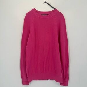 Zara Basic Knit Pink Long Sleeve Sweater